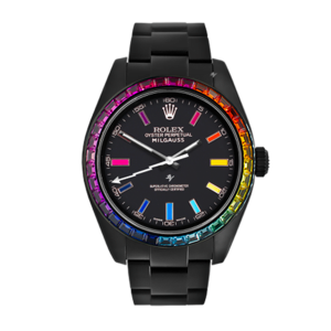 Rolex Milgauss black venom rainbow Watch 116400