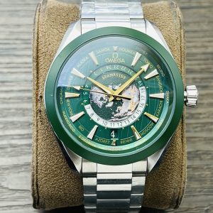 Omega Seamaster Worldtimer Green Dial Watch