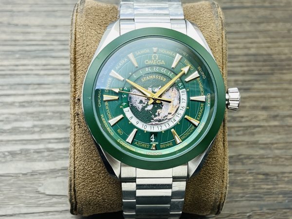 Omega Seamaster Worldtimer Green Dial Watch