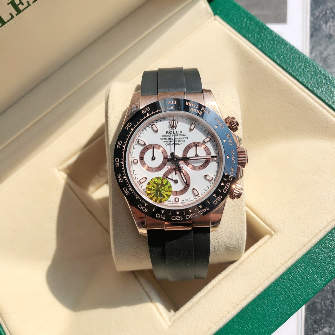 Rolex Cosmograph Daytona M116515ln-0019 Ivory Men’s Watch Replica in Rolex box front view