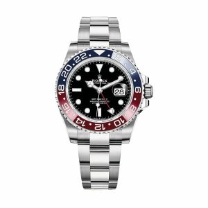 rolex pepsi gmt-master Red and Blue Bezel Watch