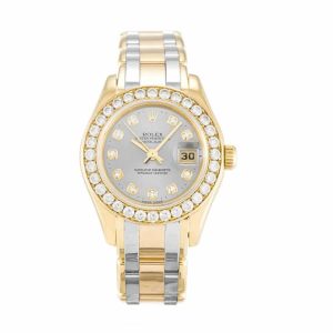 oyster perpetual lady datejust rolex Gold & Diamond Watch