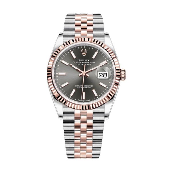 rolex two tone datejust 36mm watch