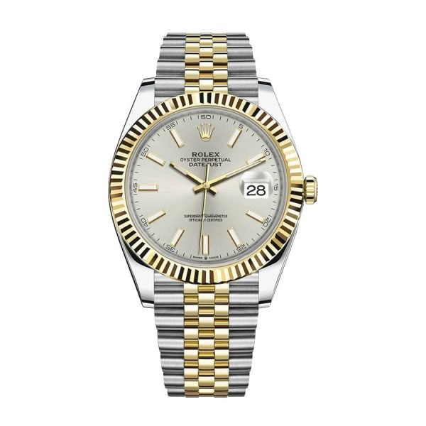 Rolex Datejust 41 18k Yellow Gold two tone oystersteel strap watch