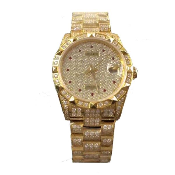 rolex datejust diamond Gold Watch