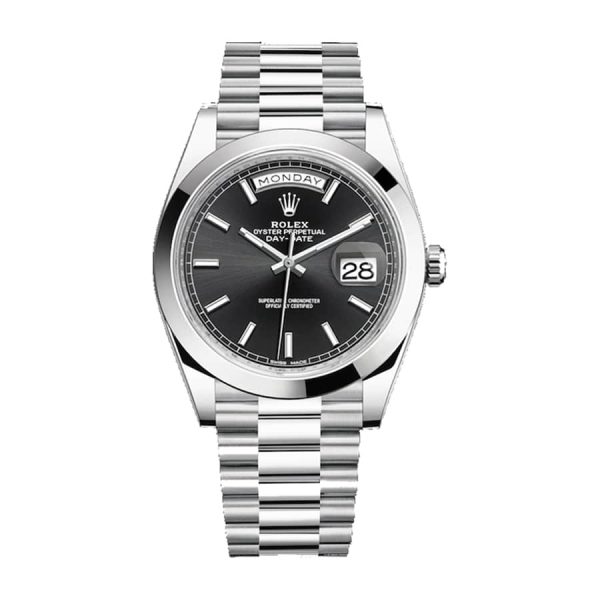 rolex day date white gold