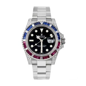 gmt rolex white gold