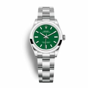 rolex oyster perpetual datejust 36 Green Dial Watch