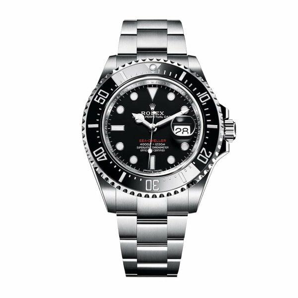 rolex sea dweller 43mm 126600 and Black bezel and Black Dial