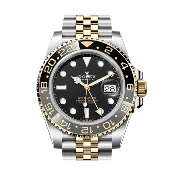 rolex gmt-master ii 126713grnr gold/steel